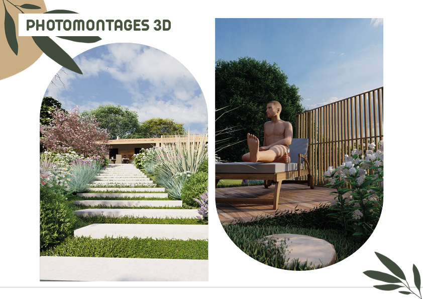 Plan Masse - photomontage - conception - paysagiste - Brest